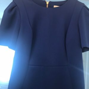 CALVIN KLIEN ROYAL BLUE SCUBA DRESS SIZE 14W